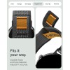 Spigen Athlex Air за Google Pixel Watch 1/2/3/4/5 (41 мм) ACTIVE BLACK/ORANGE (лента от тъкан найлон, QuickFit)