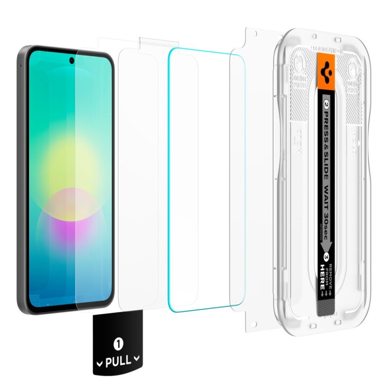 Spigen Glas.tR EZ Fit Pro 2-пак закалено стъкло за Samsung Galaxy A27 5G (CLEAR)