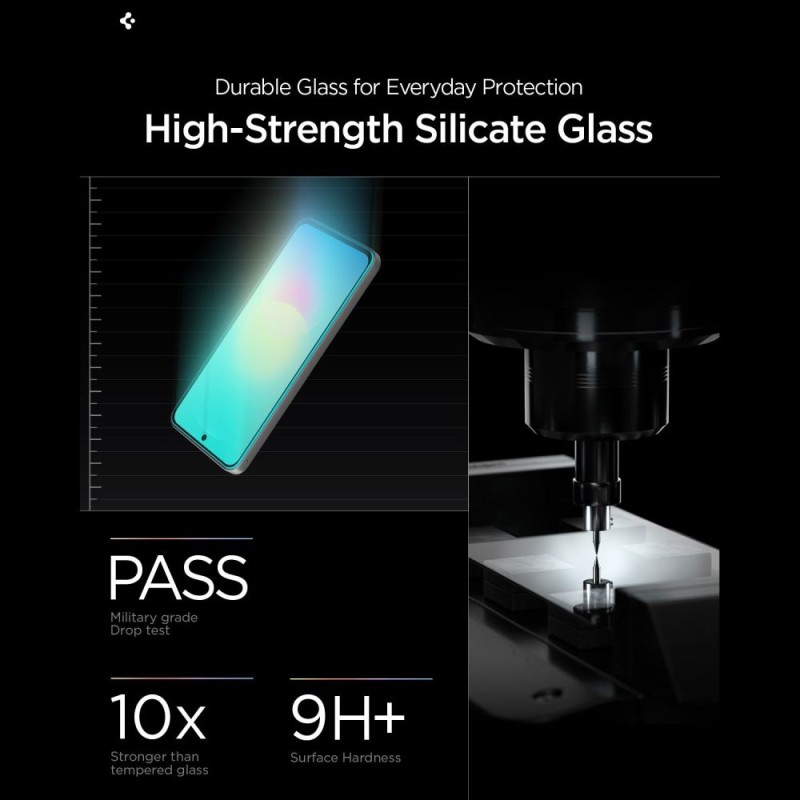 Spigen Glas.tR EZ Fit Pro 2-пак закалено стъкло за Samsung Galaxy A27 5G (CLEAR)