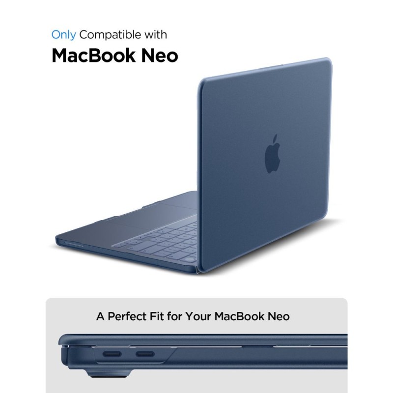 Spigen AirSkin за MacBook Neo 13 2026 Frost Indigo (A3404) - Spigen AirSkin за MacBook Neo 13 2026 Frost Indigo (A3404) - 8800337249439-ACS11814