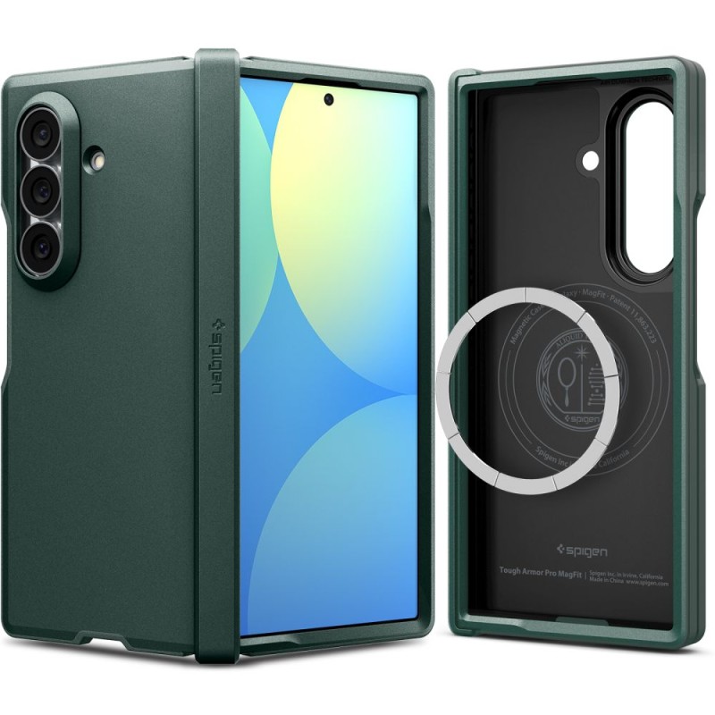 Spigen Tough Armor Pro MagSafe за Samsung Galaxy Z Fold 8 Ultra (Abyss Green) Spigen Tough Armor Pro MagSafe за Samsung Galaxy Z Fold 8 Ultra (Abyss Green)