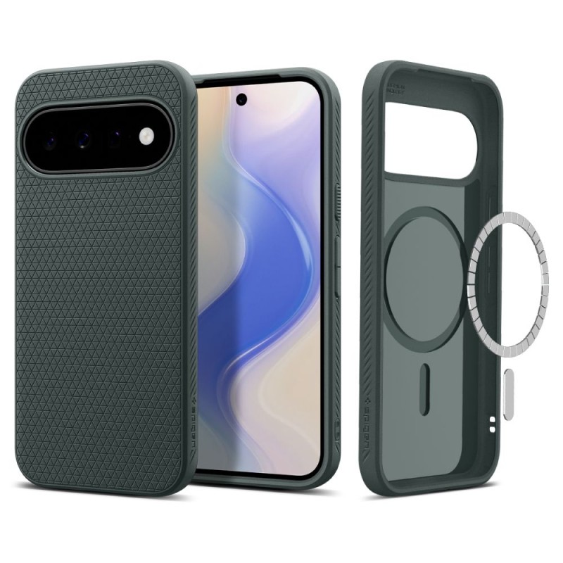 Spigen Liquid Air Mag MagSafe кейс за Google Pixel 11 Abyss Green