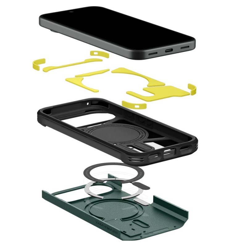 Spigen Tough Armor MagSafe за Google Pixel 11 Abyss Green (ACS11854)