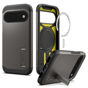 Spigen Tough Armor MagSafe калъф за Google Pixel 11 Gunmetal (ACS11855)