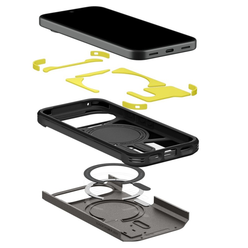 Spigen Tough Armor MagSafe калъф за Google Pixel 11 Gunmetal (ACS11855)