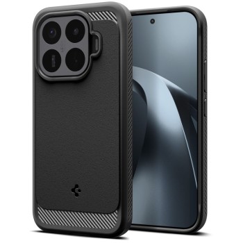 Spigen Rugged Armor за Xiaomi 17T Pro (Matte Black)