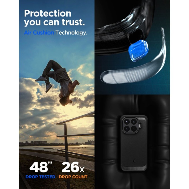Spigen Rugged Armor за Xiaomi 17T Pro (Matte Black) Spigen Rugged Armor за Xiaomi 17T Pro (Matte Black)