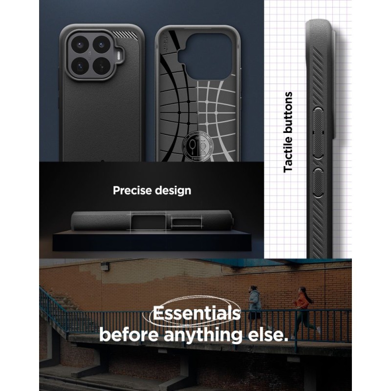 Spigen Rugged Armor за Xiaomi 17T, Matte Black (ACS11870)