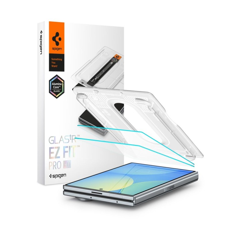 Spigen Glas.tR EZ Fit Pro HD закалено стъкло 2 бр. за Samsung Galaxy Z Fold 8 (clear)
