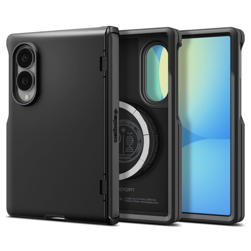 Spigen Slim Armor Pro MagSafe калъф за Samsung Galaxy Z Fold 8 (черен) Spigen Slim Armor Pro MagSafe калъф за Samsung Galaxy Z Fold 8 (черен)
