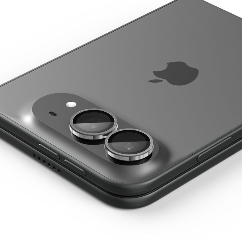 Spigen Optik Pro Glas.tR EZ Fit – Osłona na aparat do iPhone Duo, Star White (2 бр.)