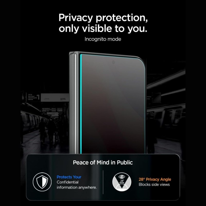 Spigen Glas.tR EZ Fit Pro HD Privacy – закалено стъкло с филтър за поверителност за Apple iPhone Duo, 2 броя (SKU: 8800337251449-AGL12015) Spigen Glas.tR EZ Fit Pro HD Privacy – закалено стъкло с филтър за поверителност за Apple iPhone Duo, 2 броя (SKU: 8800337251449-AGL12015)