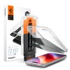 Spigen Glas.tR EZ Fit Pro HD Privacy – пълнозалепващо предпазно стъкло с поверителност за iPhone 18 Pro (2 бр.)