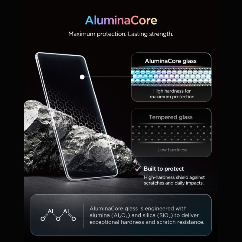 Spigen Glas.tR EZ Fit Pro HD Privacy – пълнозалепващо предпазно стъкло с поверителност за iPhone 18 Pro (2 бр.)