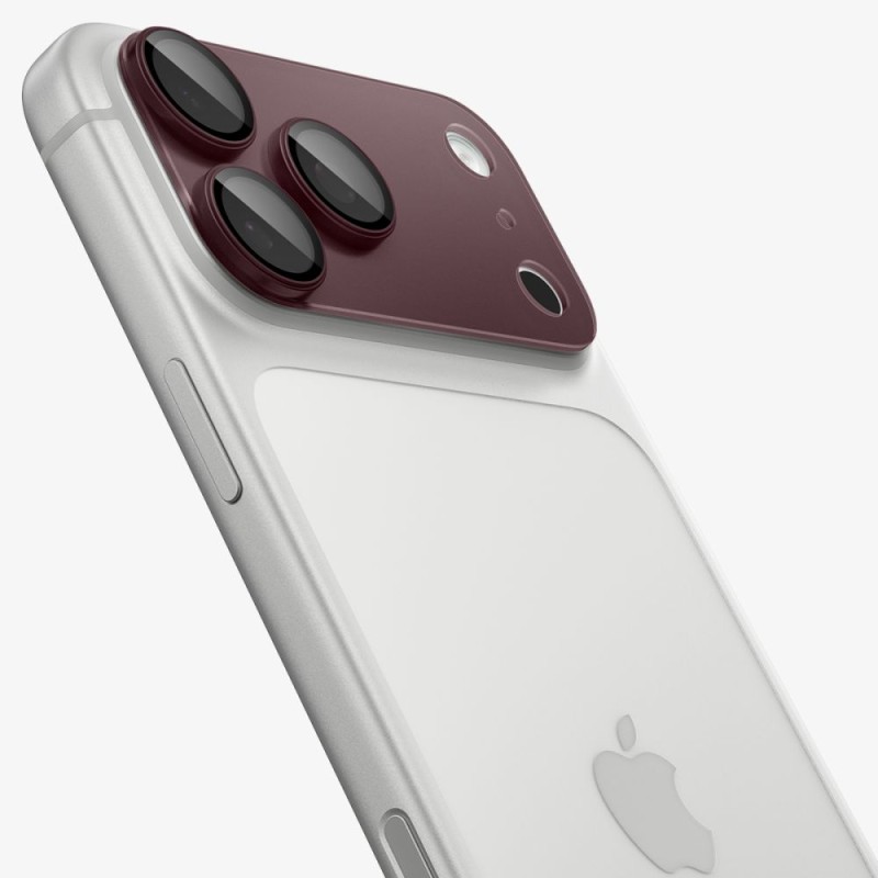 Spigen Optik Pro XL Glas.tR EZ Fit ослона за камера за iPhone 18 Pro (Burgundy) Spigen Optik Pro XL Glas.tR EZ Fit ослона за камера за iPhone 18 Pro (Burgundy)