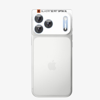 Spigen Optik Pro XL Glas.tR EZ Fit предпазно стъкло за камера за iPhone 18 Pro Light Blue (1 бр.)