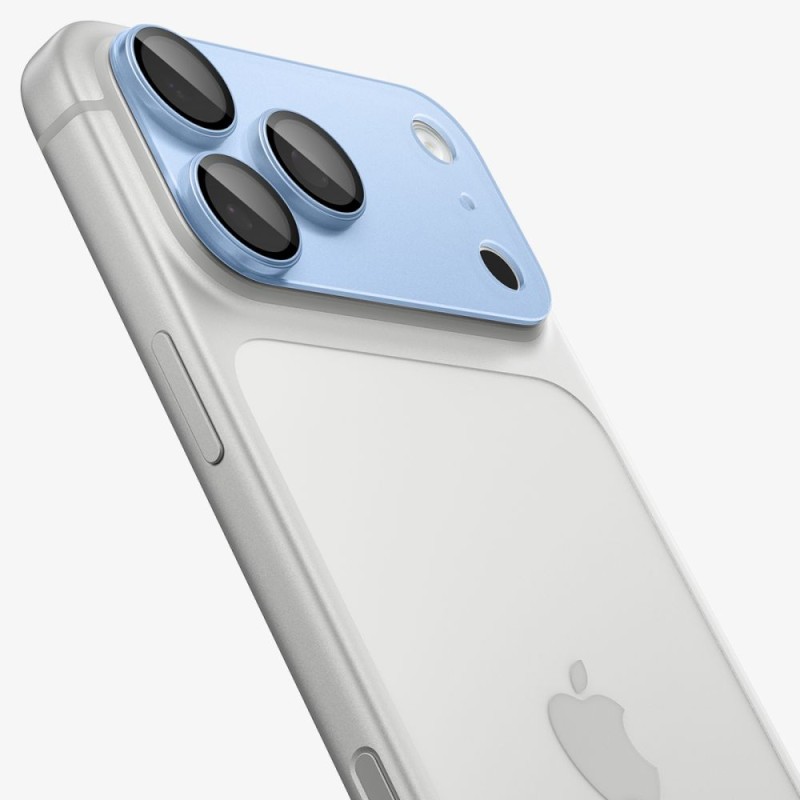 Spigen Optik Pro XL Glas.tR EZ Fit предпазно стъкло за камера за iPhone 18 Pro Light Blue (1 бр.)