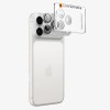 Spigen Optik Pro XL Glas.tR EZ Fit – протектор за камерата (стъкло 9H) за iPhone 18 Pro, Silver