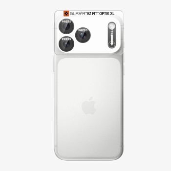Spigen Optik Pro XL Glas.tR EZ Fit предпазител за камера iPhone 18 Pro Max (черен) Spigen Optik Pro XL Glas.tR EZ Fit предпазител за камера iPhone 18 Pro Max (черен)