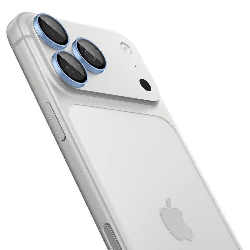 Spigen Optik Pro Glas.tR EZ Fit защита за камера от закалено стъкло 2 бр. за iPhone 18 Pro / 18 Pro Max (Light Blue) Spigen Optik Pro Glas.tR EZ Fit защита за камера от закалено стъкло 2 бр. за iPhone 18 Pro / 18 Pro Max (Light Blue)