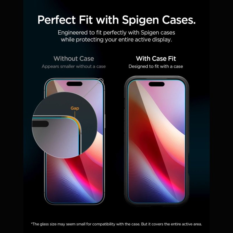 Spigen Glas.tR EZ Fit Pro HD (AC) закалено стъкло за iPhone 16 Pro Max / 17 Pro Max / 18 Pro Max, 2 бр. (Clear) Spigen Glas.tR EZ Fit Pro HD (AC) закалено стъкло за iPhone 16 Pro Max / 17 Pro Max / 18 Pro Max, 2 бр. (Clear)
