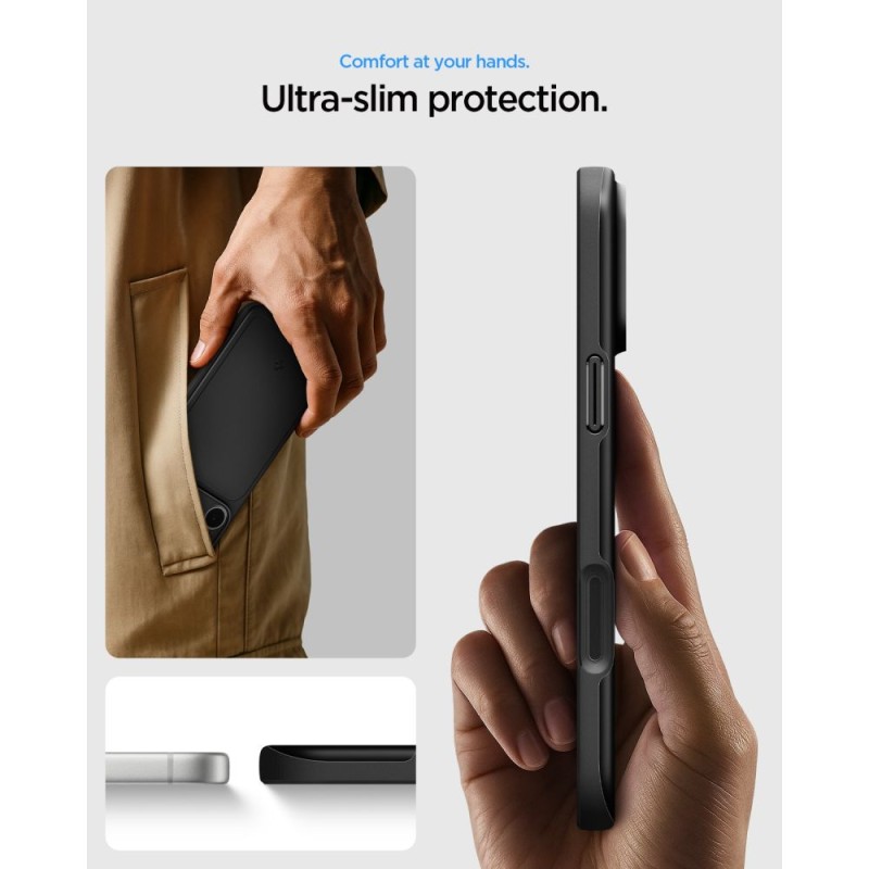 Spigen Thin Fit MagSafe iPhone 17 Pro Max / 18 Pro Max Black (ACS12105) Spigen Thin Fit MagSafe iPhone 17 Pro Max / 18 Pro Max Black (ACS12105)