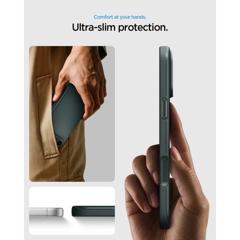 Spigen Thin Fit MagSafe iPhone 17 Pro Max / 18 Pro Max Abyss Green (ACS12106) Spigen Thin Fit MagSafe iPhone 17 Pro Max / 18 Pro Max Abyss Green (ACS12106)
