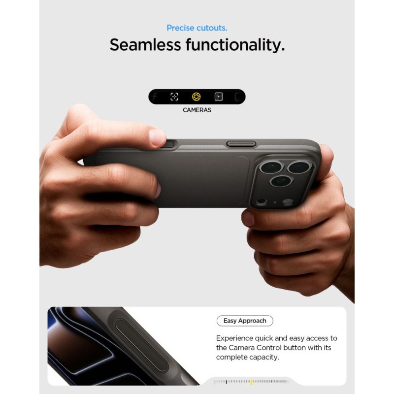 Spigen Thin Fit MagSafe Case за iPhone 17 Pro Max / 18 Pro Max Gunmetal (ACS12107) Spigen Thin Fit MagSafe Case за iPhone 17 Pro Max / 18 Pro Max Gunmetal (ACS12107)