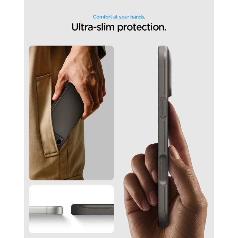 Spigen Thin Fit MagSafe Case за iPhone 17 Pro Max / 18 Pro Max Gunmetal (ACS12107) Spigen Thin Fit MagSafe Case за iPhone 17 Pro Max / 18 Pro Max Gunmetal (ACS12107)
