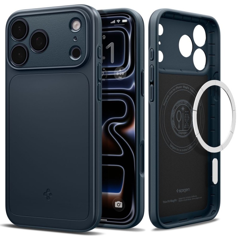 SPIGEN Thin Fit MagSafe за iPhone 17 Pro Max / 18 Pro Max – Metal Slate SPIGEN Thin Fit MagSafe за iPhone 17 Pro Max / 18 Pro Max – Metal Slate