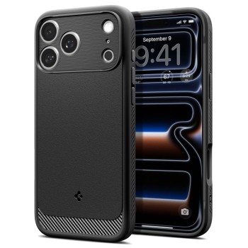 Spigen Rugged Armor MagSafe iPhone 17 Pro Max / 18 Pro Max – Matte Black (ACS12109) Spigen Rugged Armor MagSafe iPhone 17 Pro Max / 18 Pro Max – Matte Black (ACS12109)