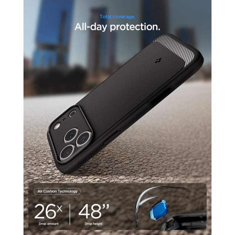 Spigen Rugged Armor MagSafe iPhone 17 Pro Max / 18 Pro Max – Matte Black (ACS12109) Spigen Rugged Armor MagSafe iPhone 17 Pro Max / 18 Pro Max – Matte Black (ACS12109)