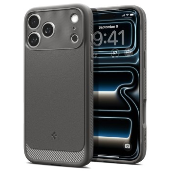 Spigen Rugged Armor MagSafe за iPhone 17 Pro Max / 18 Pro Max (Grey) Spigen Rugged Armor MagSafe за iPhone 17 Pro Max / 18 Pro Max (Grey)