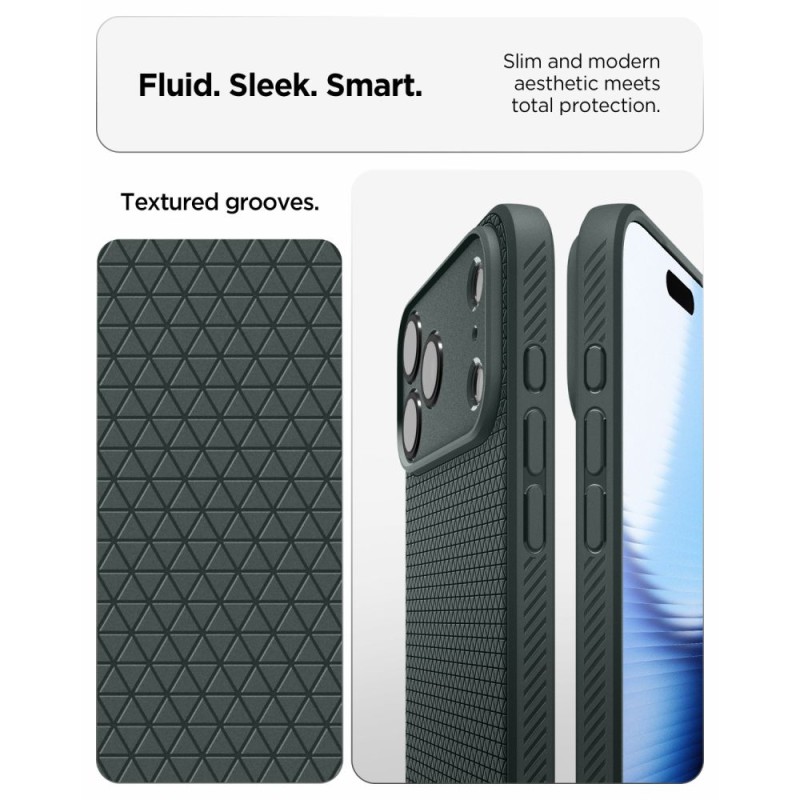 Spigen Liquid Air за iPhone 17 Pro Max / 18 Pro Max Abyss Green (SKU: 8800337252392-ACS12113) Spigen Liquid Air за iPhone 17 Pro Max / 18 Pro Max Abyss Green (SKU: 8800337252392-ACS12113)