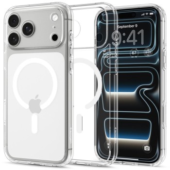 Spigen Ultra Hybrid MagSafe iPhone 17 Pro Max / 18 Pro Max Clear/White (SKU: 8800337252446-ACS12118)