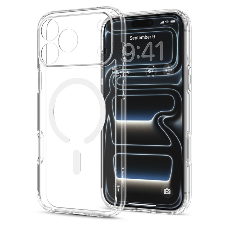 Spigen Ultra Hybrid MagSafe iPhone 17 Pro Max / 18 Pro Max Clear/White (SKU: 8800337252446-ACS12118) Spigen Ultra Hybrid MagSafe iPhone 17 Pro Max / 18 Pro Max Clear/White (SKU: 8800337252446-ACS12118)