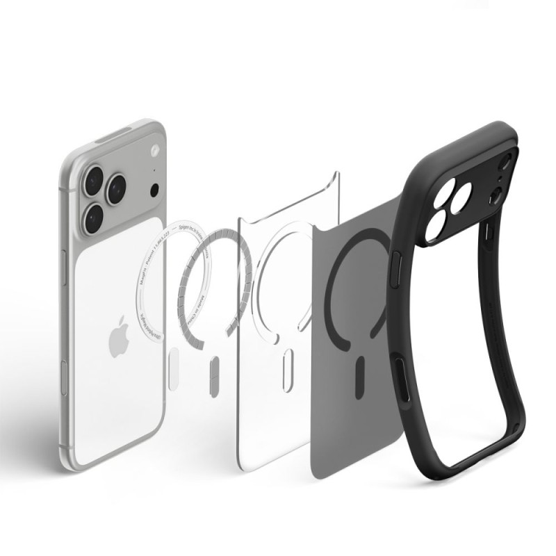 Spigen Ultra Hybrid MagSafe iPhone 17 Pro Max / 18 Pro Max Frost Black (ACS12123) Spigen Ultra Hybrid MagSafe iPhone 17 Pro Max / 18 Pro Max Frost Black (ACS12123)