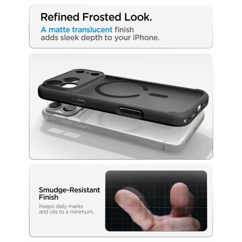 Spigen Ultra Hybrid MagSafe iPhone 17 Pro Max / 18 Pro Max Frost Black (ACS12123) Spigen Ultra Hybrid MagSafe iPhone 17 Pro Max / 18 Pro Max Frost Black (ACS12123)