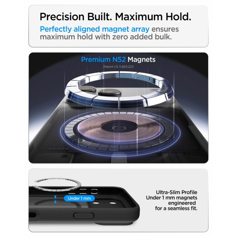 Spigen Ultra Hybrid MagSafe iPhone 17 Pro Max / 18 Pro Max Frost Black (ACS12123) Spigen Ultra Hybrid MagSafe iPhone 17 Pro Max / 18 Pro Max Frost Black (ACS12123)