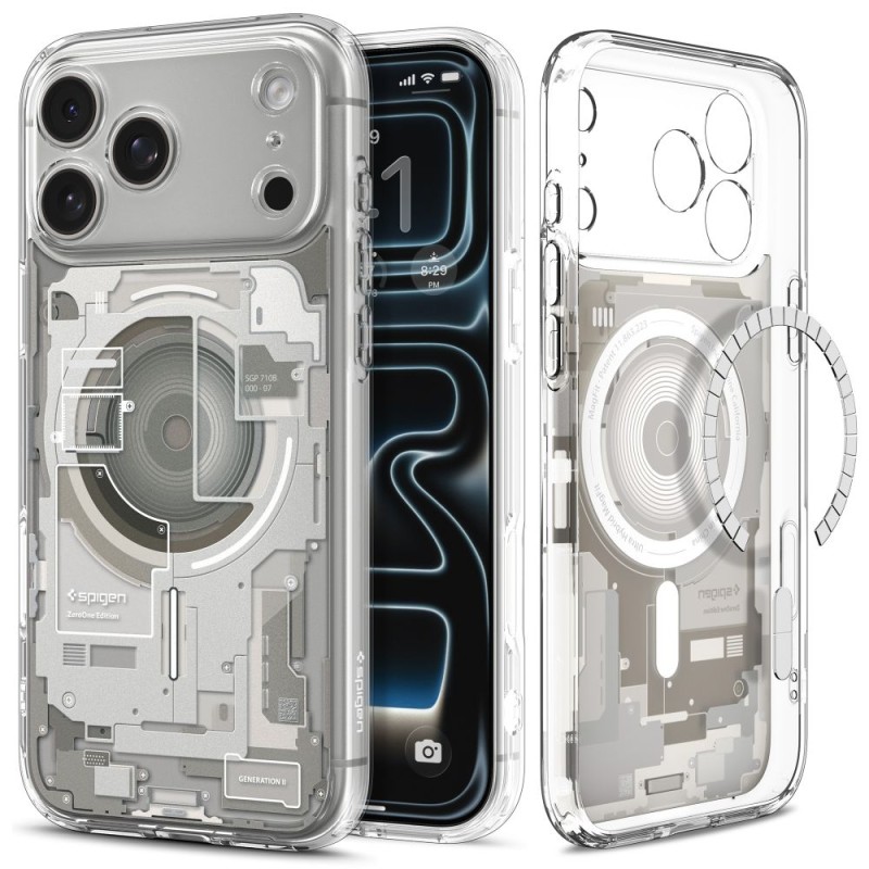 SPIGEN ULTRA HYBRID MAGSAFE iPhone 17 Pro Max / 18 Pro Max Zero One Natural Titanium (ACS12127) SPIGEN ULTRA HYBRID MAGSAFE iPhone 17 Pro Max / 18 Pro Max Zero One Natural Titanium (ACS12127)