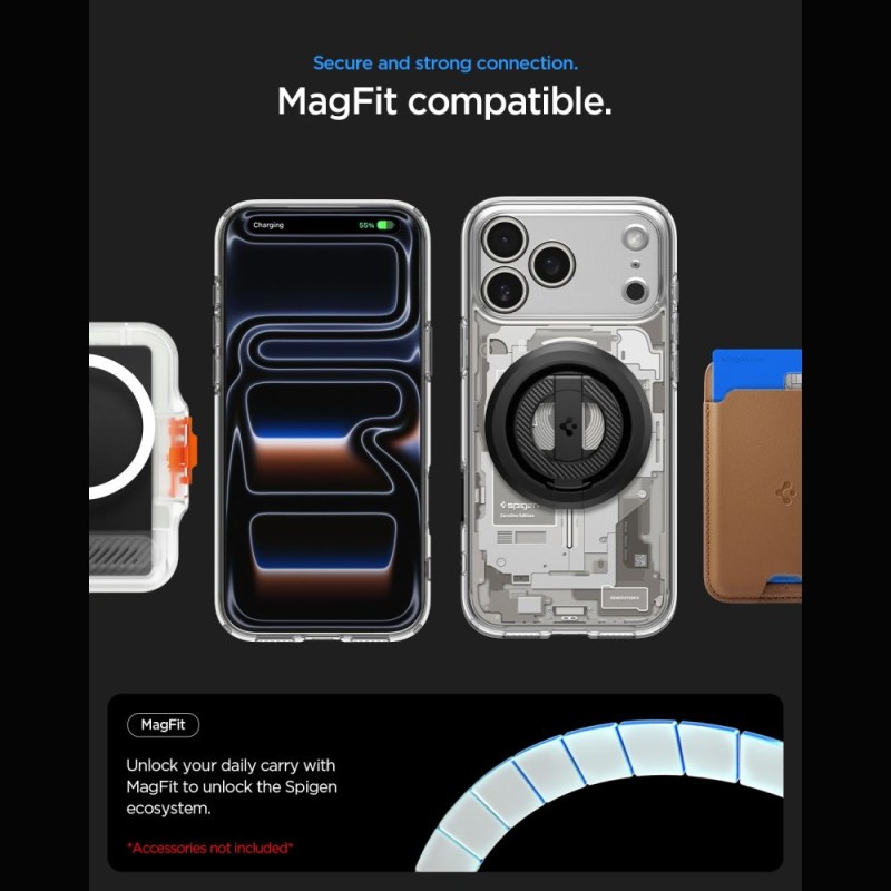 SPIGEN ULTRA HYBRID MAGSAFE iPhone 17 Pro Max / 18 Pro Max Zero One Natural Titanium (ACS12127) SPIGEN ULTRA HYBRID MAGSAFE iPhone 17 Pro Max / 18 Pro Max Zero One Natural Titanium (ACS12127)