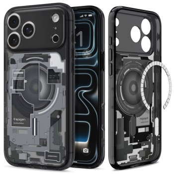 SPIGEN ULTRA HYBRID MAGSAFE за iPhone 17 Pro Max / 18 Pro Max – ZERO ONE BLACK (ACS12128)