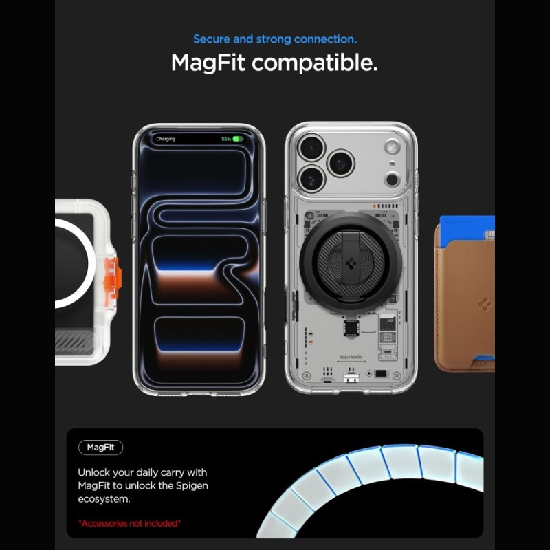 SPIGEN ULTRA HYBRID MagSafe за iPhone 17 Pro Max / 18 Pro Max – NEO ONE (ACS12129) SPIGEN ULTRA HYBRID MagSafe за iPhone 17 Pro Max / 18 Pro Max – NEO ONE (ACS12129)