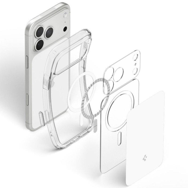 SPIGEN ULTRA HYBRID MagSafe T за iPhone 17 Pro Max / 18 Pro Max (Glossy White)