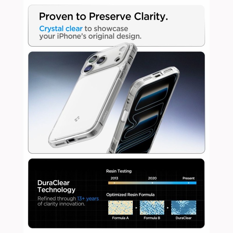 SPIGEN ULTRA HYBRID MagSafe T за iPhone 17 Pro Max / 18 Pro Max (Glossy White)