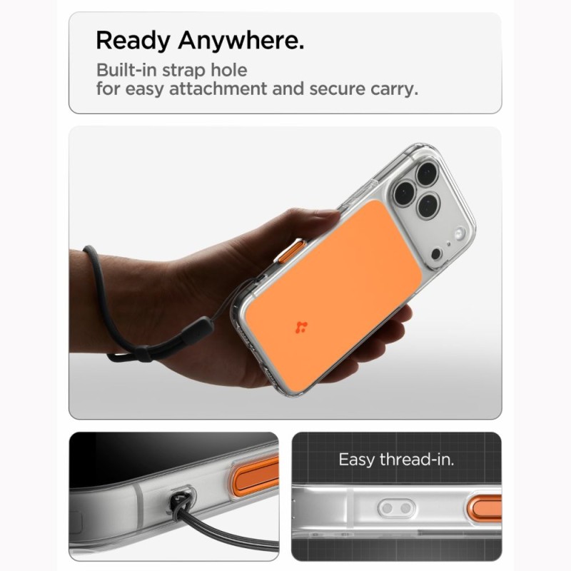 SPIGEN Ultra Hybrid MagSafe T за iPhone 17 Pro Max / 18 Pro Max – Glossy Orange (SKU: 8800337252590-ACS12133) SPIGEN Ultra Hybrid MagSafe T за iPhone 17 Pro Max / 18 Pro Max – Glossy Orange (SKU: 8800337252590-ACS12133)