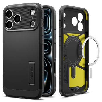 SPIGEN TOUGH ARMOR T MagSafe за iPhone 17 Pro Max / 18 Pro Max, Black (ACS12136)