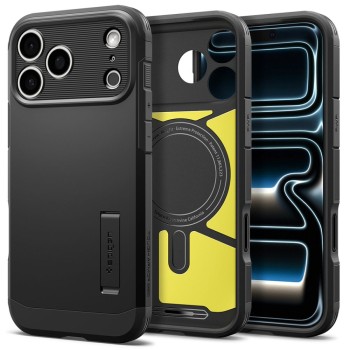 SPIGEN TOUGH ARMOR T MagSafe за iPhone 17 Pro Max / 18 Pro Max, Black (ACS12136)