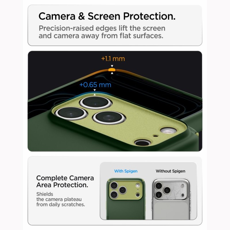 SPIGEN Nano Pop Hybrid MagSafe калъф за iPhone 17 Pro Max / 18 Pro Max Avo Green