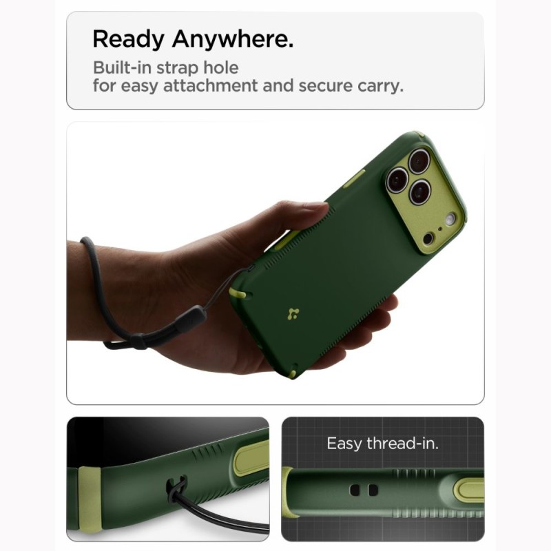 SPIGEN Nano Pop Hybrid MagSafe калъф за iPhone 17 Pro Max / 18 Pro Max Avo Green